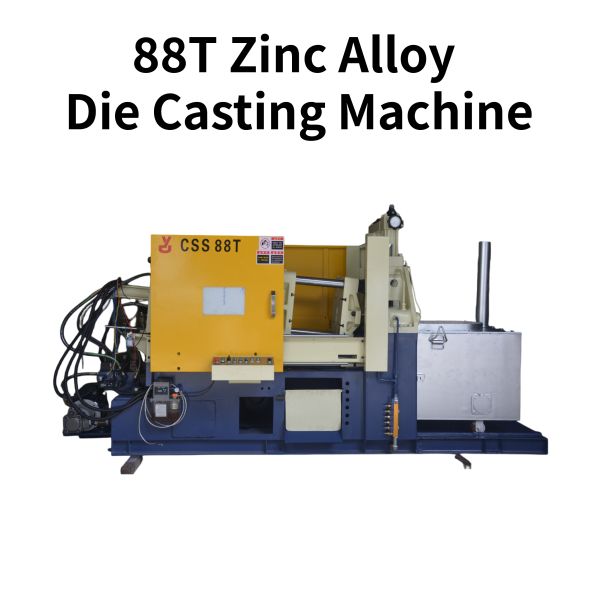 88T Hot Chamber Die Casting Machine Zinc Alloy Die Casting Machine for Badges Zamak Injection Equipment for Medals