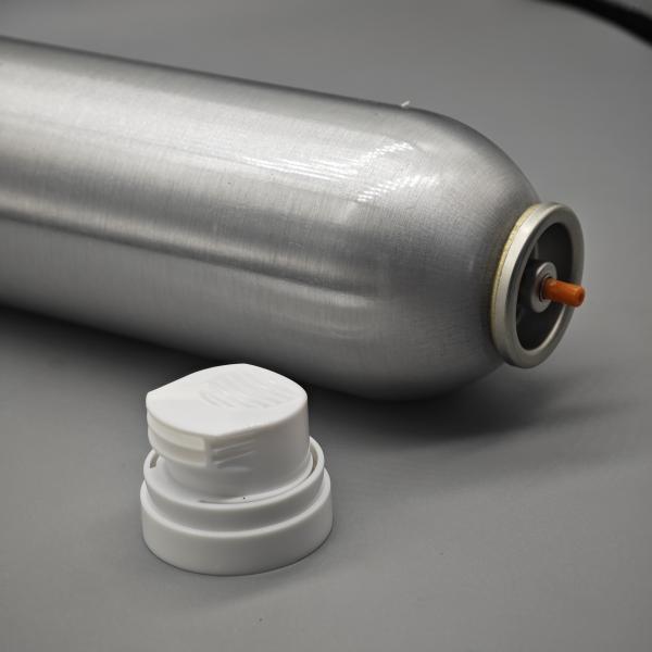 Shaving foam valve for travel kits with leakproof seal and compact lightweight build​