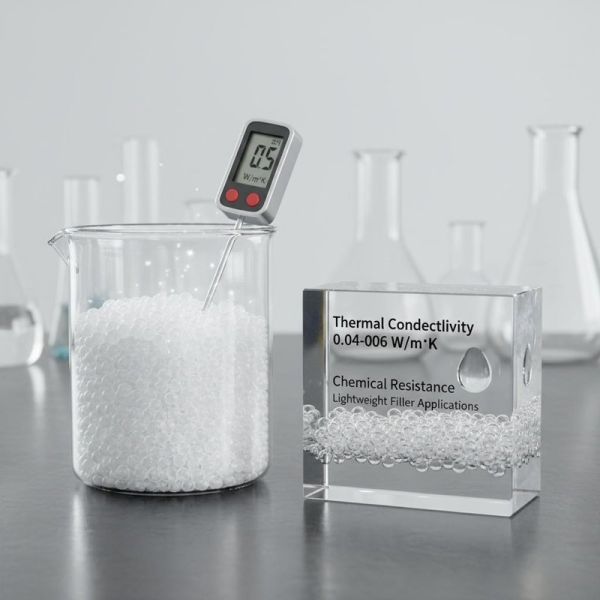 Thermal Conductivity 0.04-0.06 W/m·K Glass Microbubbles with Chemical Resistance for Lightweight Filler Applications