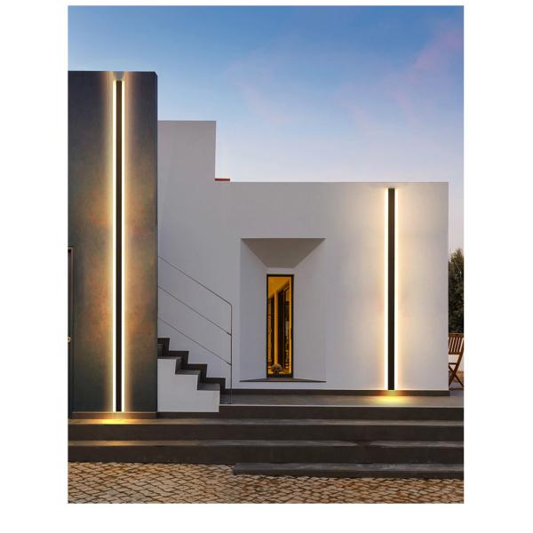 Стена ODM 3000K OEM алюминиевая солнечная освещает на открытом воздухе свободную проводку для двора виллы