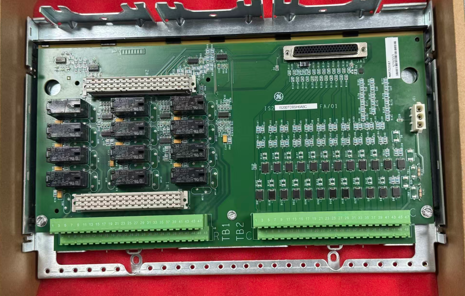 IS200TDBSH6A GE Mark VI Discrete I/O Simplex Terminal Board