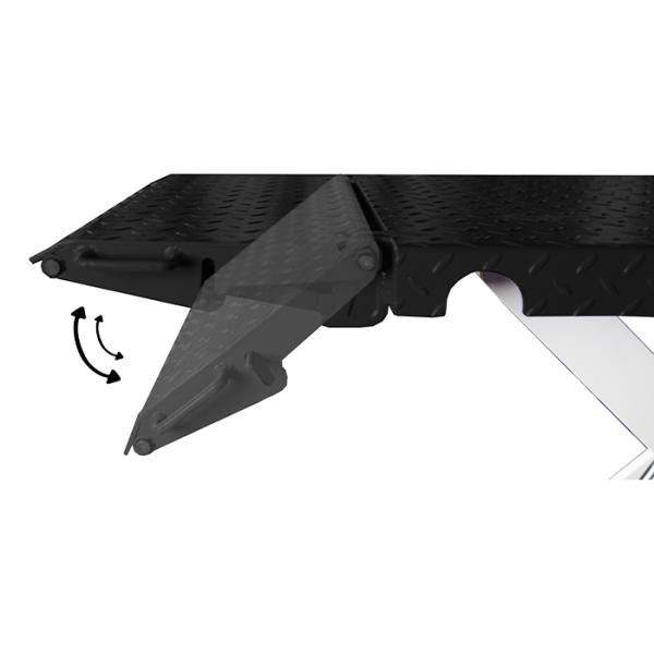 Ground Mounting Scissor Car Lifting Equipment 3000Kgs Capacity 2.2kw Motor