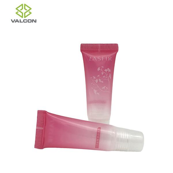 10 ML Empty Lip Balm Tubes , Custom Tube Packaging Transparent Screw Cap