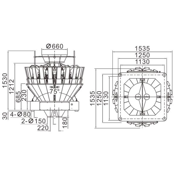 Главный weigher multihead multiweigh 20