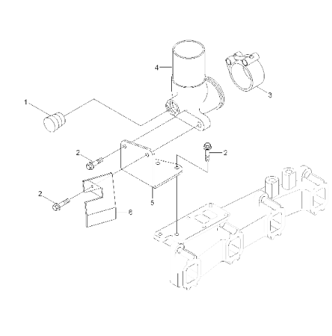 3910992 Exhaust Pipe For HYUNDAI Wheel Loader Spare Parts HL720-3C HL7303C HL730TM3C