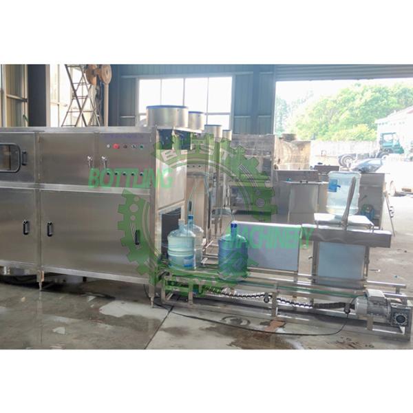 Linear Type Double Row Rinsing SUS304 300 BPH 5 Gallon Water Bottling Machine