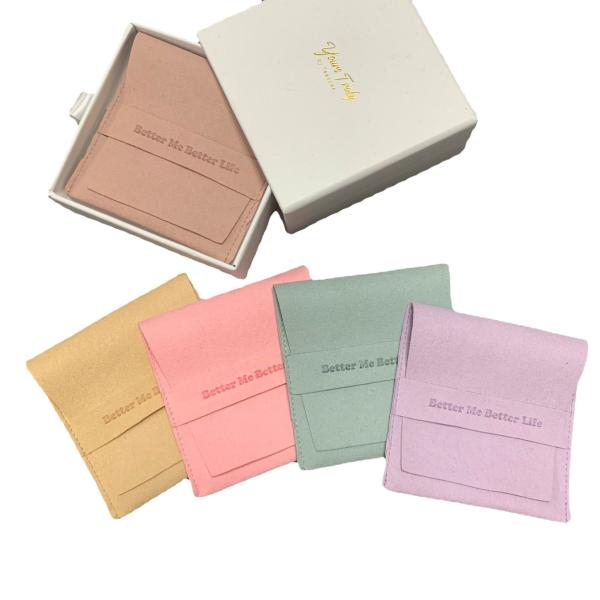 Custom Small Jewelry Bag for Earrings OEM Microfiber Jewellery Gift Pouch