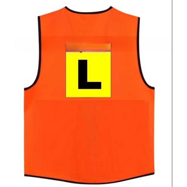 Motorcycle Safety Vest Customized Logo 100% Polyester Breathable Outside Traffic Road
