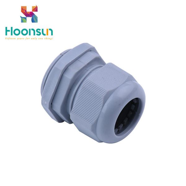 Fire Resistant PG16 Nylon Cable Gland Metric Series With Silicone Rubber Seal