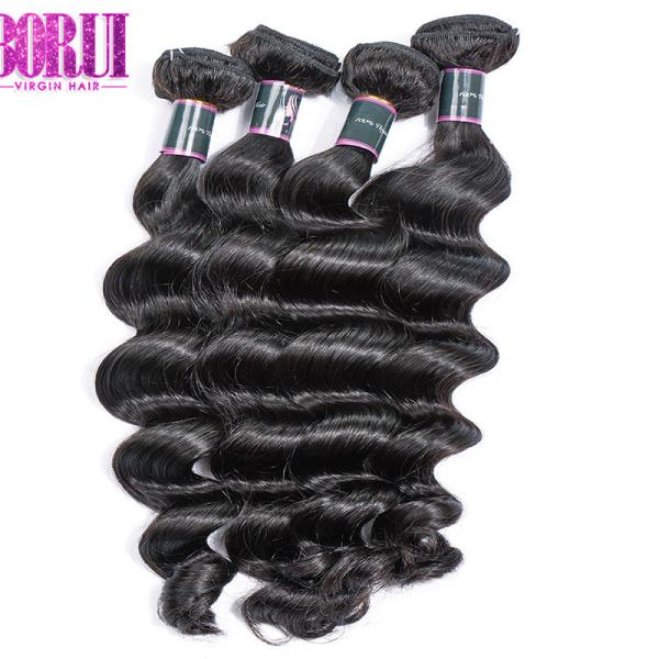 Loose Wave Human Hair Lace Frontal Pre Plucked 100% Unprocessed Raw Virgin