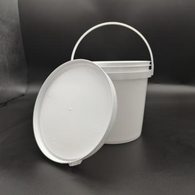 IOS9001 Anti Rust Big Round Plastic Bucket With Handles