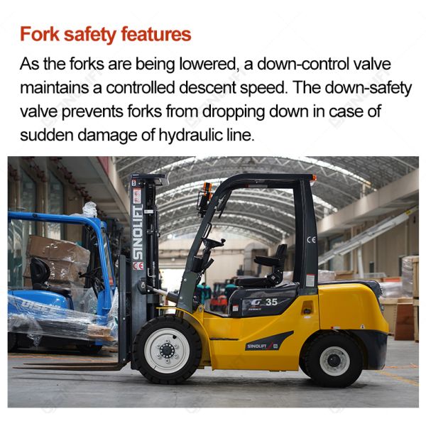 G2 Series 1.5-3.5t Internal-Combustion Counter Balance Forklift with OEM Manufacturer Service