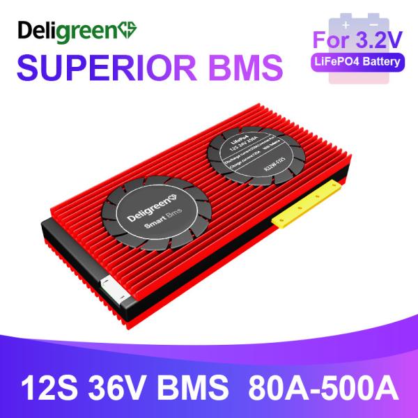 Armazém da UE Inteligente BMS 3-32S LiFePo4 12V 24V 36V 48V 30A 60A 80A 100A 120A 150A 200A 250A 300A 400A Li-Ion LTO 3S 7S 8S