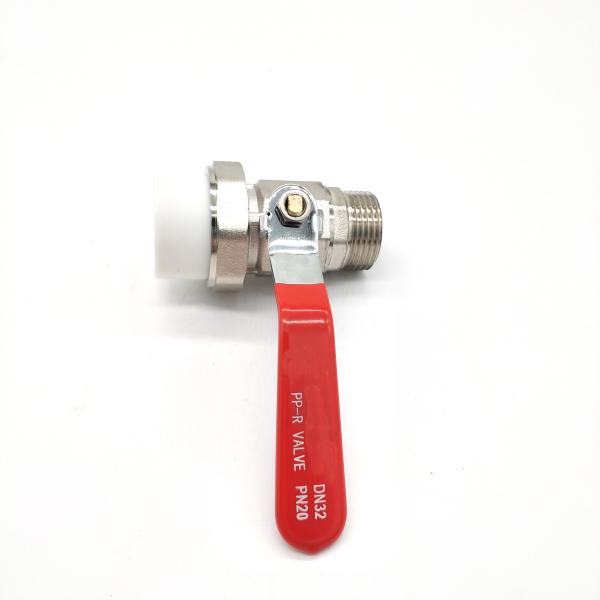 Portable Premium Durable Metal Ball Valve Female / Male Connection Brass Safety Valve