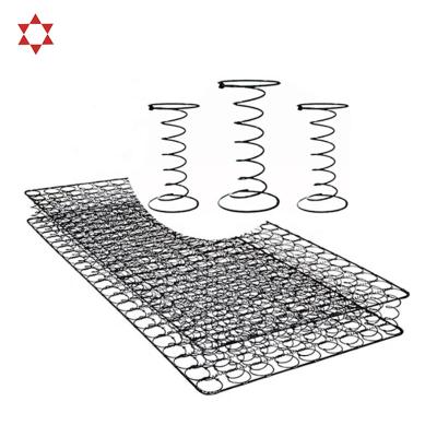 Wholesale Home Furniture Bonnell Spring Mattress with Removable Cover Hourglass-Shaped Pocket Spring Coil Unit Fabric Open Beds