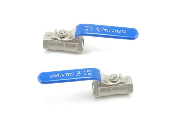 Anti Rust Full Bore Ball Valve , Parker Ball Valve 1pc Body Shock Absorption
