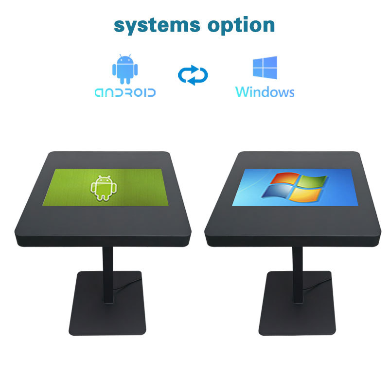 21.5 Inch Capacitive Touch Table with Multi-Gesture Support and Durable Metal Frame - Interactive Kiosk for Restaurants and Cafes