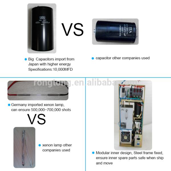 new 640nm - 1200nm IPL Three cooling systems make treatment Hair Removal Machines