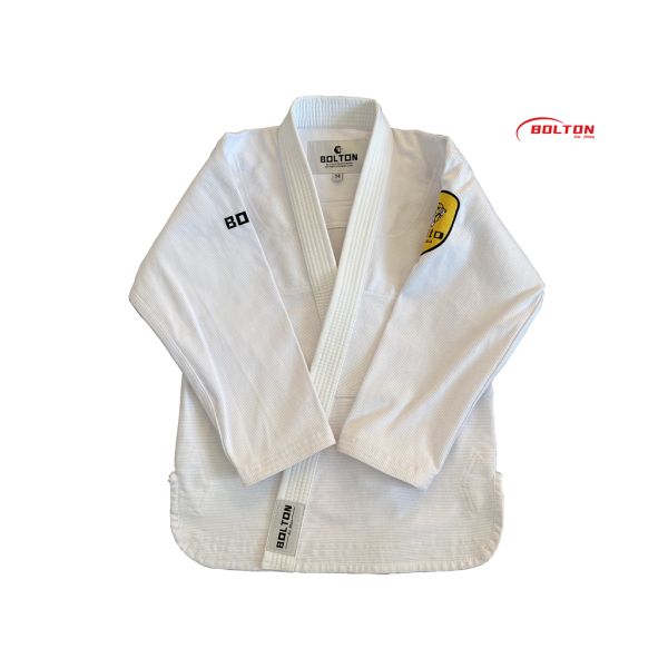 Kids Children Durable Embroidery Pearl Weave BJJ Gi  100% Cotton
