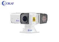 Câmera PTZ de longo alcance 2.0 Megapixel com luzes de aviso LED