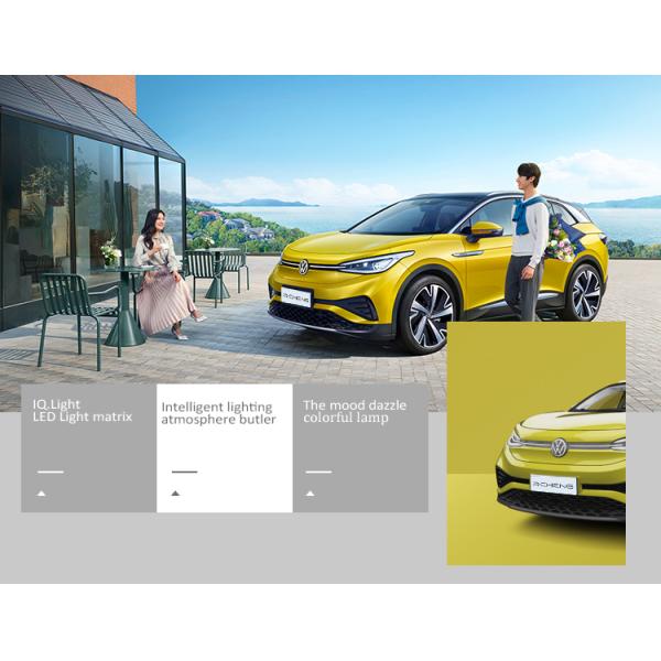 VW ID4X Electric Midsize SUV VW Electric Car Wheelbase 2765MM