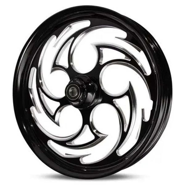 Aluminum Alloy 17 Inch Forged Chrome Motorcycle Wheel for Harley Excellent Performance