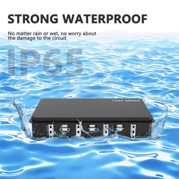 147.2V 600Ah Marine Lithium Battery with 600A Peak Discharge and 600Ah Rated Capacity for Electric Boats