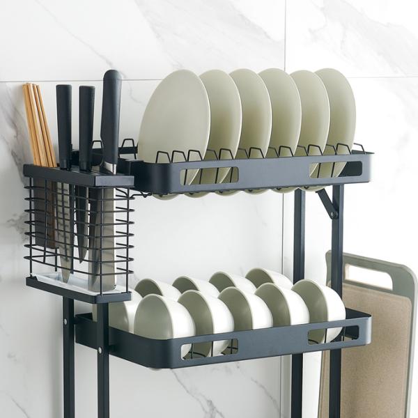 Multi блюдо продуктов домочадца организатора хранения кухни слоя