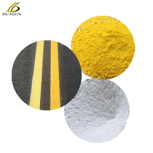 Hot Melt Thermoplastic Road Marking Paint Yellow / Customized Color Smooth And Flow