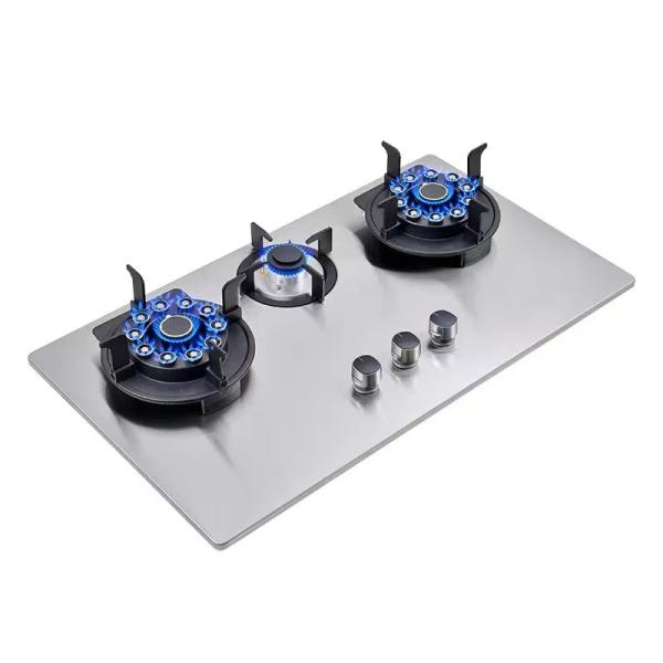 Electronic Ignition Gas Burner 2 3 4 5 6 Burner Cooker Stove Fashion Built-in Gas Hob