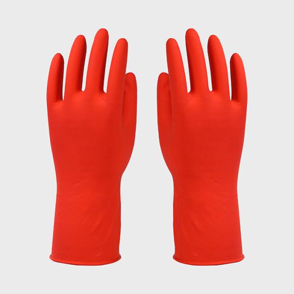 Перчатки универсального Анти--тензида Waterrproof Анти--масла перчаток Flocklined резинового резиновые
