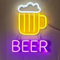 Les enseignes au néon ont béni la bière la barre qu'au néon signe les signes au néon de bière