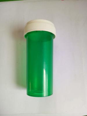 Alise las botellas plásticas abiertas de la medicina en material del polipropileno del grado médico