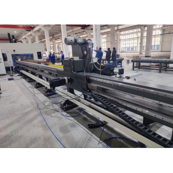 Construction Engineering Bridge Project Cnc Beam Drilling Machine Line BT40 Main Spindle