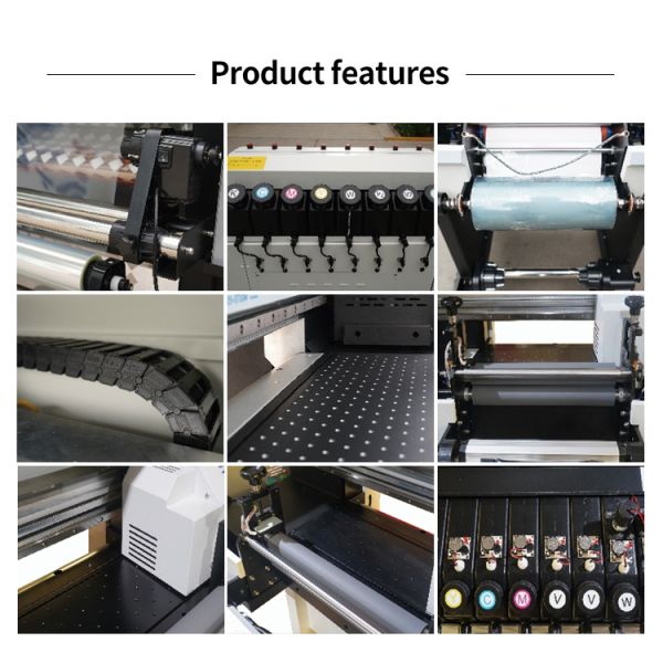 3  Head A3 30CM UV DTF Printer  F1080 3 Head ADL-3003S DTF Crystal Label Printer