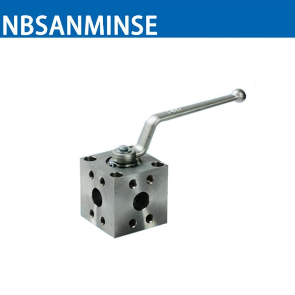 3 Way Hydraulic Ball ValveWith SAE Flange Industry Engineer