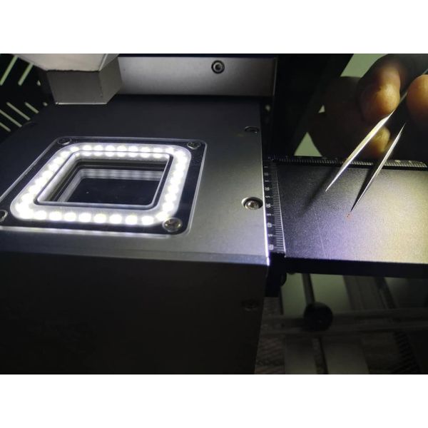 Semi Automatic BGA Rework Station with Three Independent Heating Zones, ±0.01mm Mounting Accuracy, and High-definition Touchscreen HMI