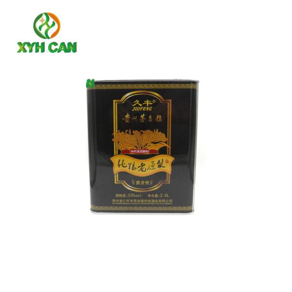 Olive Oil Tin Can do elevado desempenho quadrado da forma que empacota com bujão da garrafa