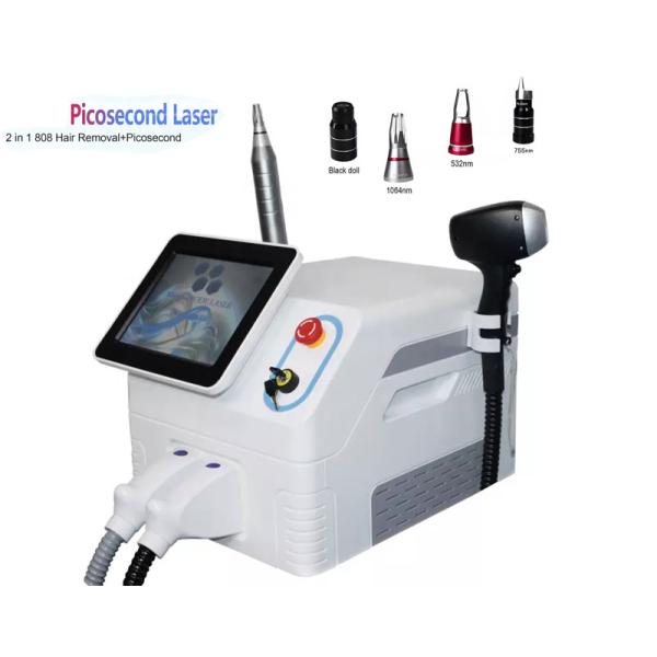 2 In 1 Picosecond Laser Tattoo Removal Machine 808nm Diode Laser Hair Removal