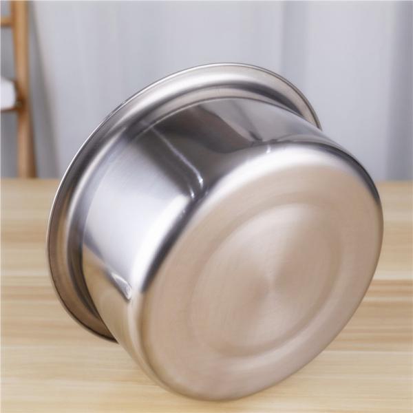 Hot sale 5pcs stainless steel 410 stock pot cooking pot set with lid