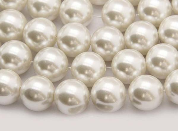 High Quality DIY Handmade Big Beads ABS Plastic 20mm Round  White  Imitation Pearls Beads