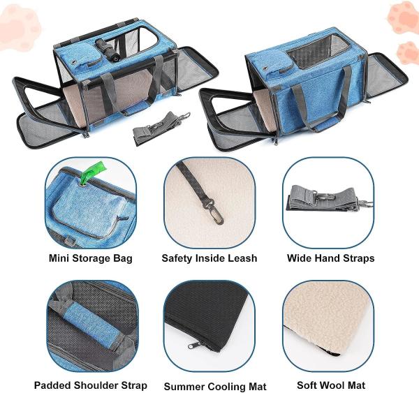 Pets Carrier Designed For Cats Small Dogs Puppies Pet Travel Carrying Handbag Pet Carrier
