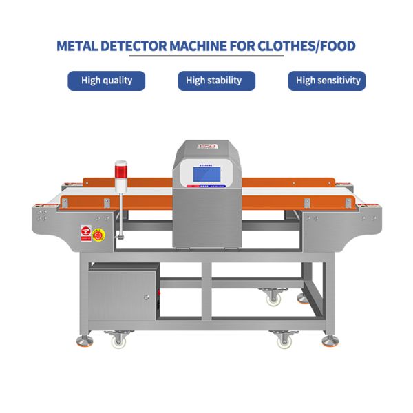 Conveyor Belt Food Metal Detector Machine for Food Processing Industry Contamination Detection