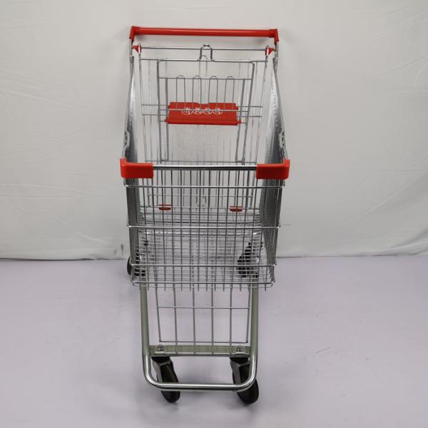 Carrinho de compras super do aço carbono do trole da compra do armazém do americano 210L grande