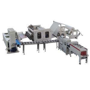 Большая диаметра 150-280mm спиральная ножей туалетной бумаги перематывать машина