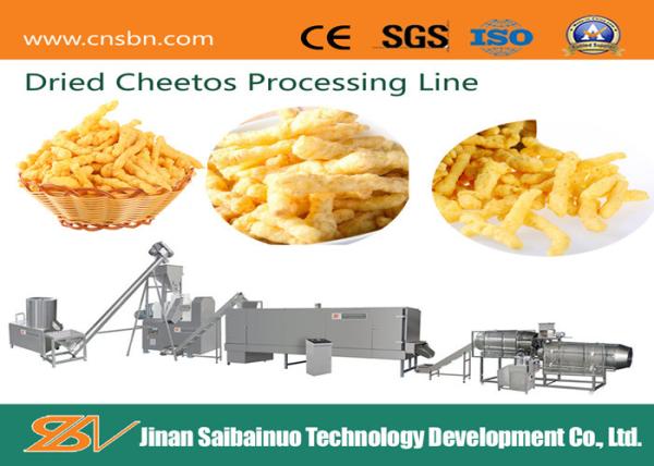 Industrial Kurkure Production Line Snack Food Making Machine 220V / 50Hz