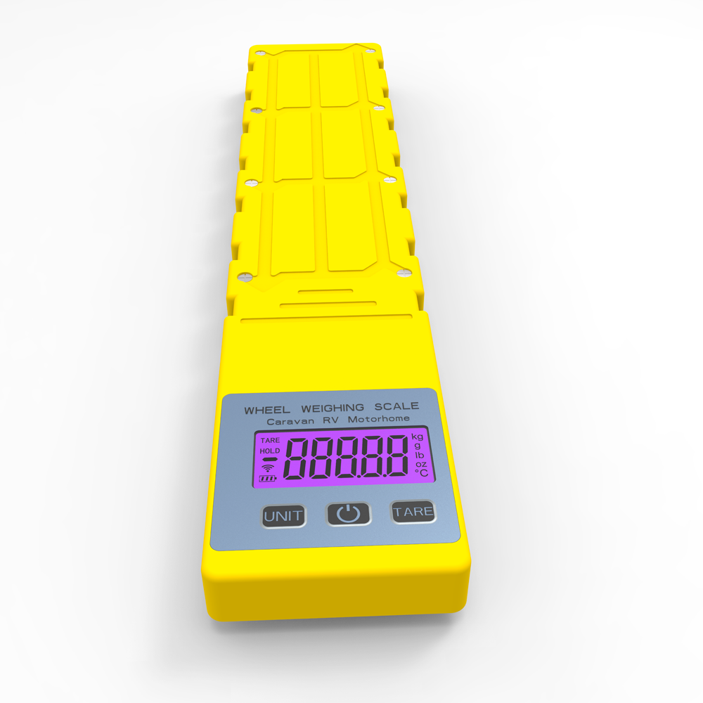 Caravan Weight Control Yellow 1000KG 4WD Camper Motorhome Scale Load RV Scale 1500 kg Motorhome Vehicle Scale