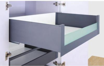 Glass front panel High inner Drawer Tandem box cold rolled steel 270-550mm