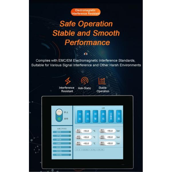 Embedded 15.6'' Capacitive IPS TouchScreen Display with IP68/69K Waterproof Industrial Fanless Monitor Panel Pc