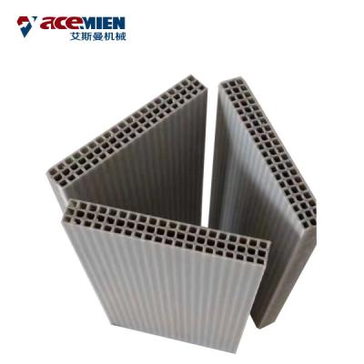 Concrete Wall Extrusion Machine , Hollow Plastic Concrete Formwork Machine
